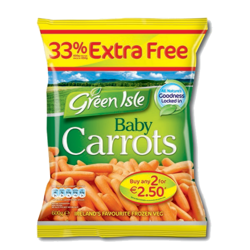 Green Isle Baby Carrots 600g 33 Extra visual high res