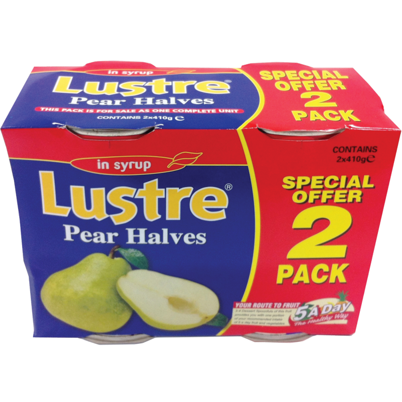 Lustre Twinpack Pear Halves jpg