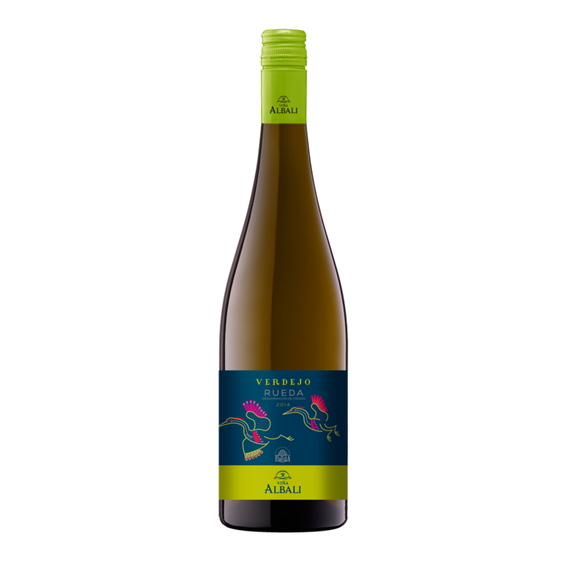 Vina Albali Rueda Verdejo new 2014 design