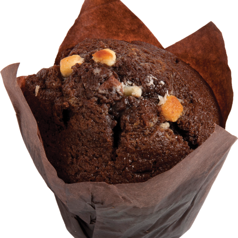 Trip choc muffin