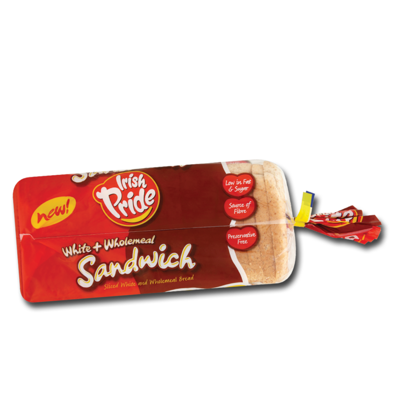 IrishPride whiteWholemealSandwichPan 800g
