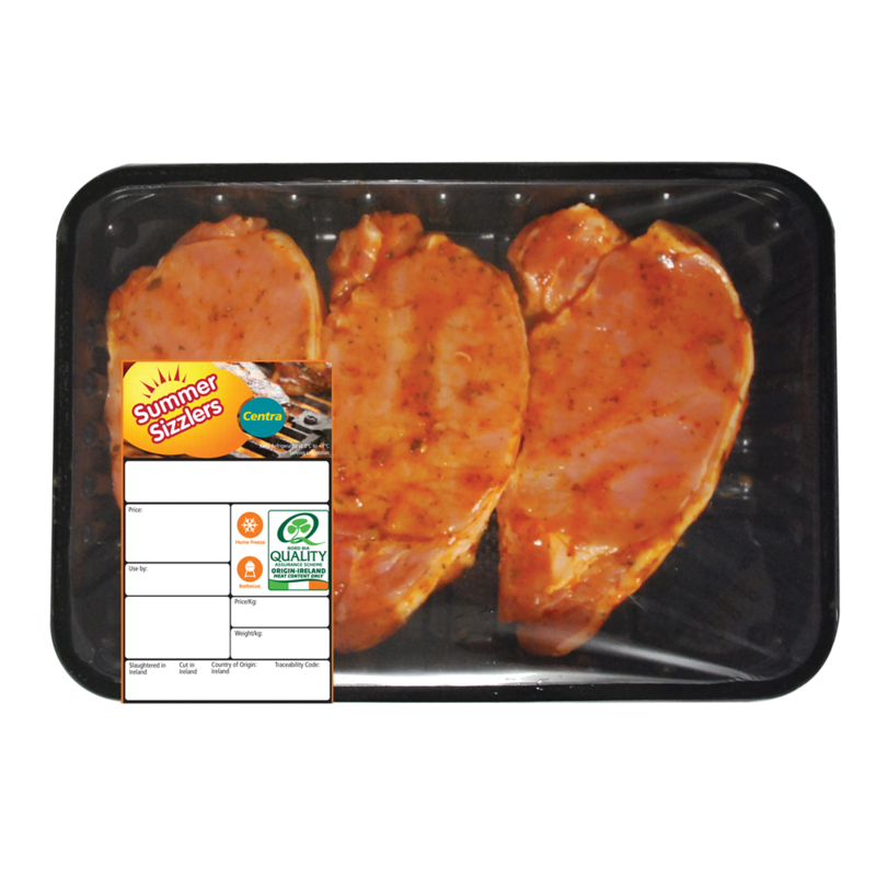 CT OB BBQ Grillsteak Pork chops 3pce