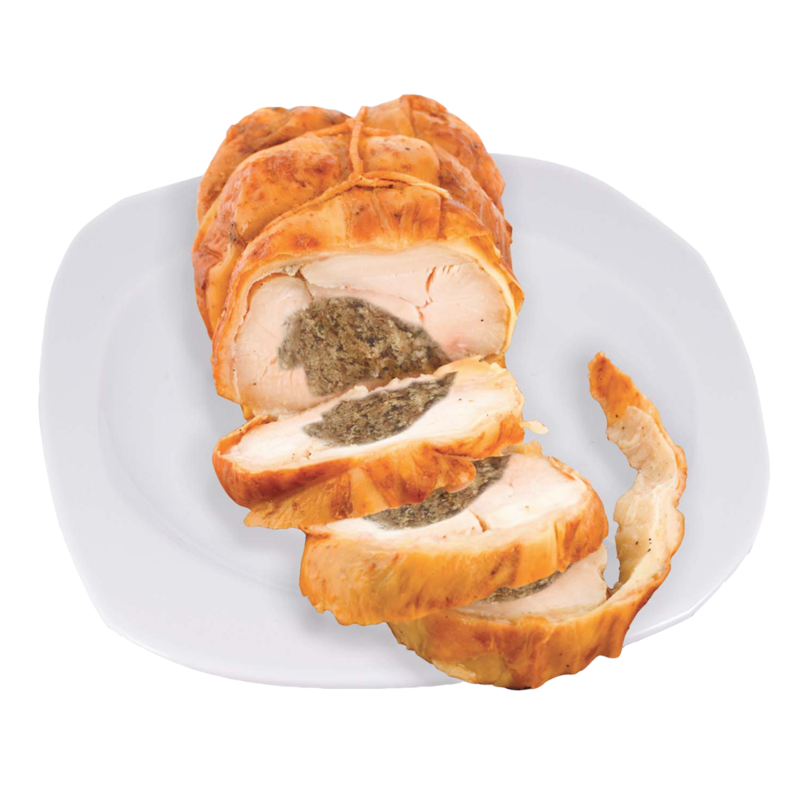CT bonedRolledStuffedChicken 900g