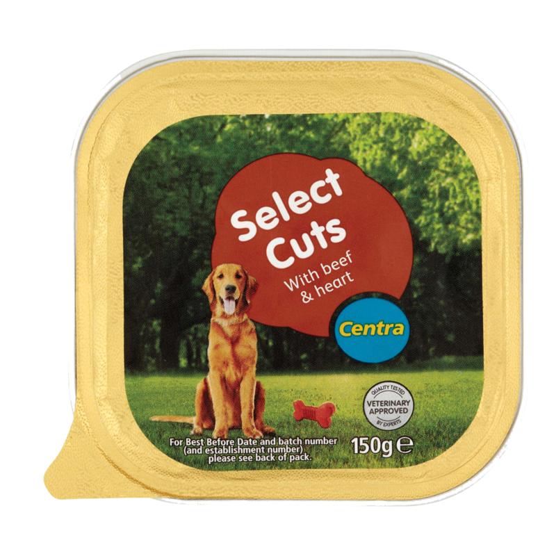 Centra Select Cuts with Beef Heart 150g Centra Select Cuts with Beef Heart 150g