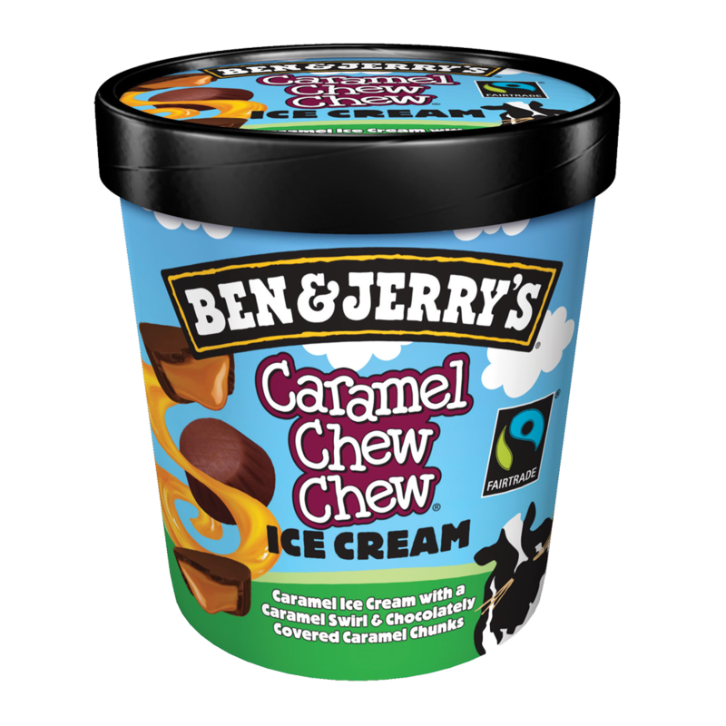 Ben Jerrys Caramel Chew Chew Ice Cream 500ml 15