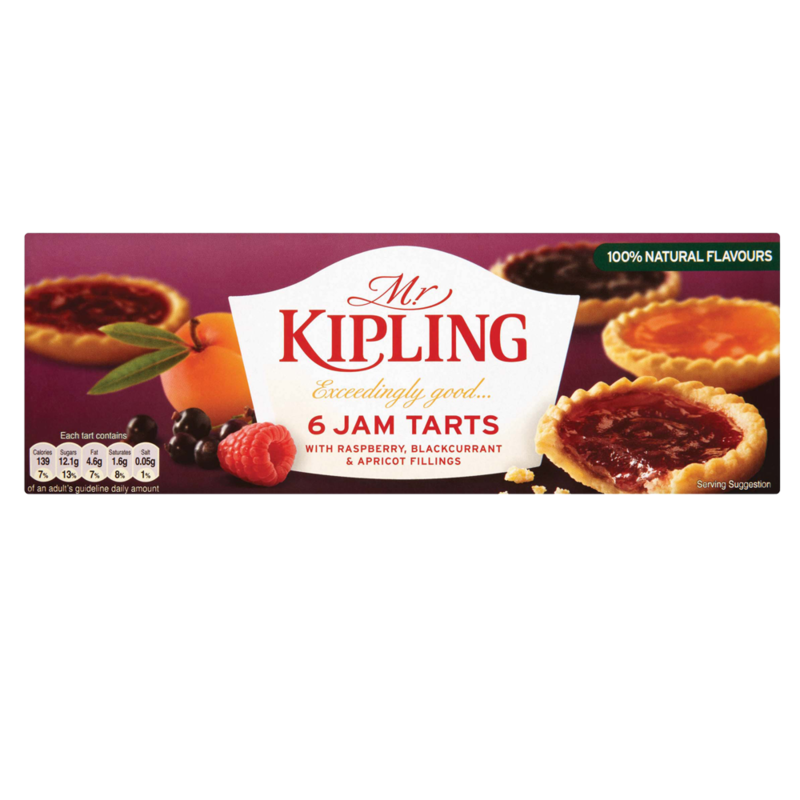 Mr Kipling Exceedingly Good 6 Jam Tarts 1